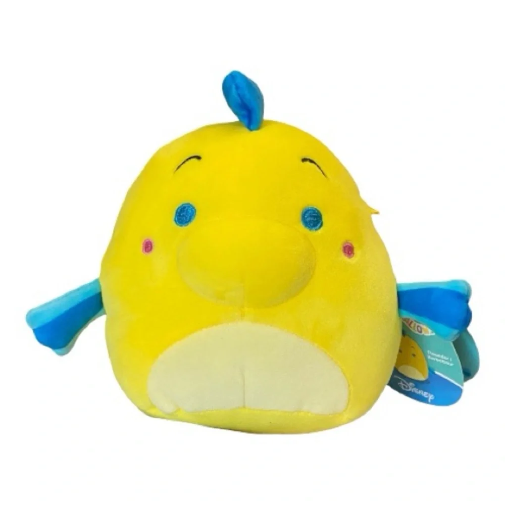 Squishmallows Disney Flounder From The Little Mermaid Soft Plush - Picture 1 of 4